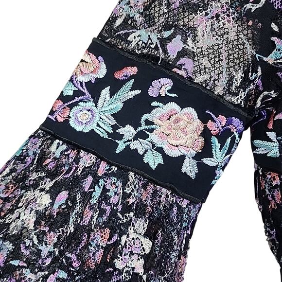 Free People Cherry Blossom Embroidered Size 6 Dress - Picture 15 of 16